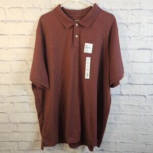 Sonoma Men's Supersoft Short Sleeve Pique Polo Shirt Sz 3XLT NWT